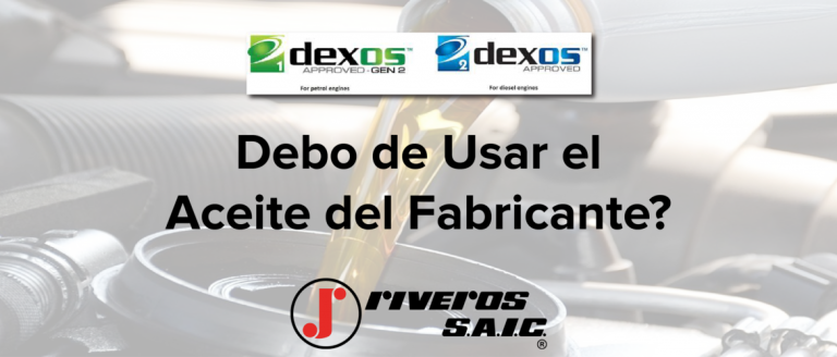 DEBO DE USAR EL ACEITE DEL FABRICANTE?